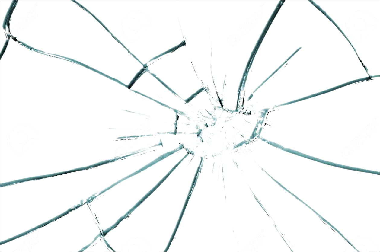 Detail Cracked Glass Transparent Png Number 10