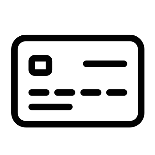 Detail Credit Card Icons Set Number 6
