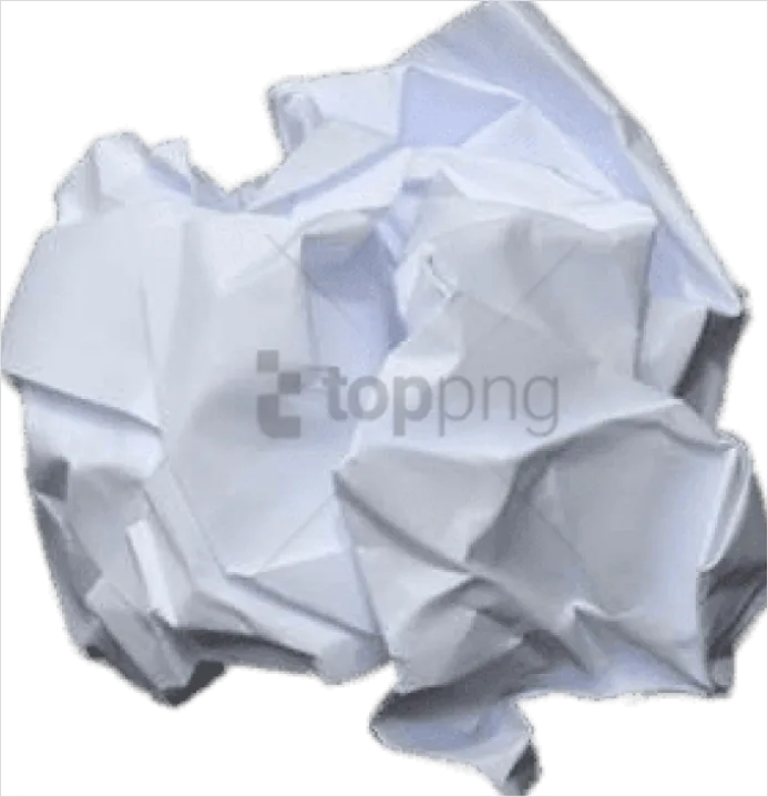 Detail Crumpled Paper Transparent Png Number 2