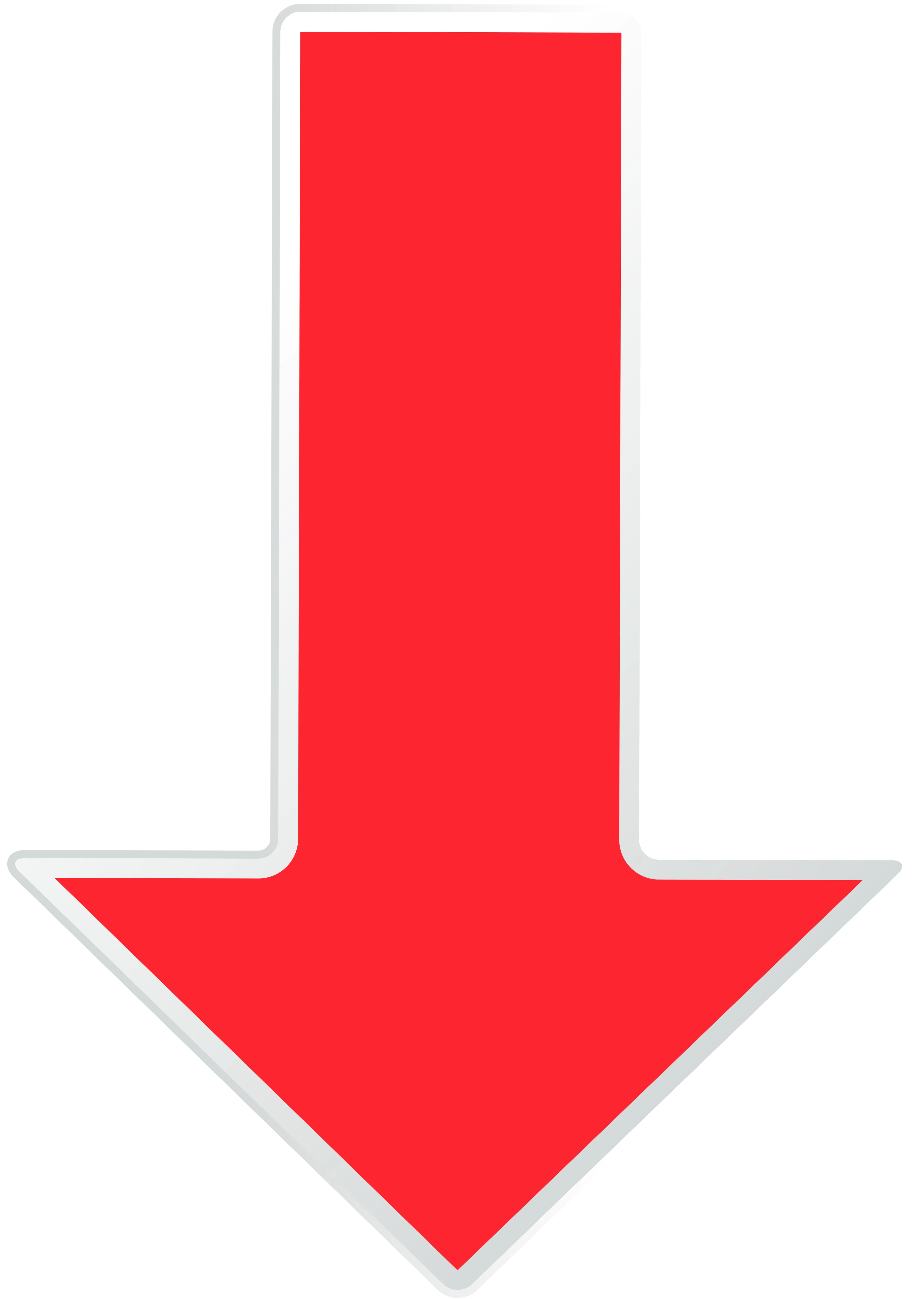 Detail Down Arrow Transparent Png Number 6
