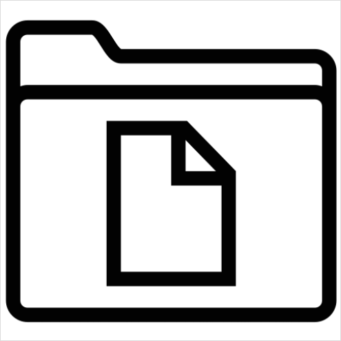 Detail File Folder Icons Set Number 2
