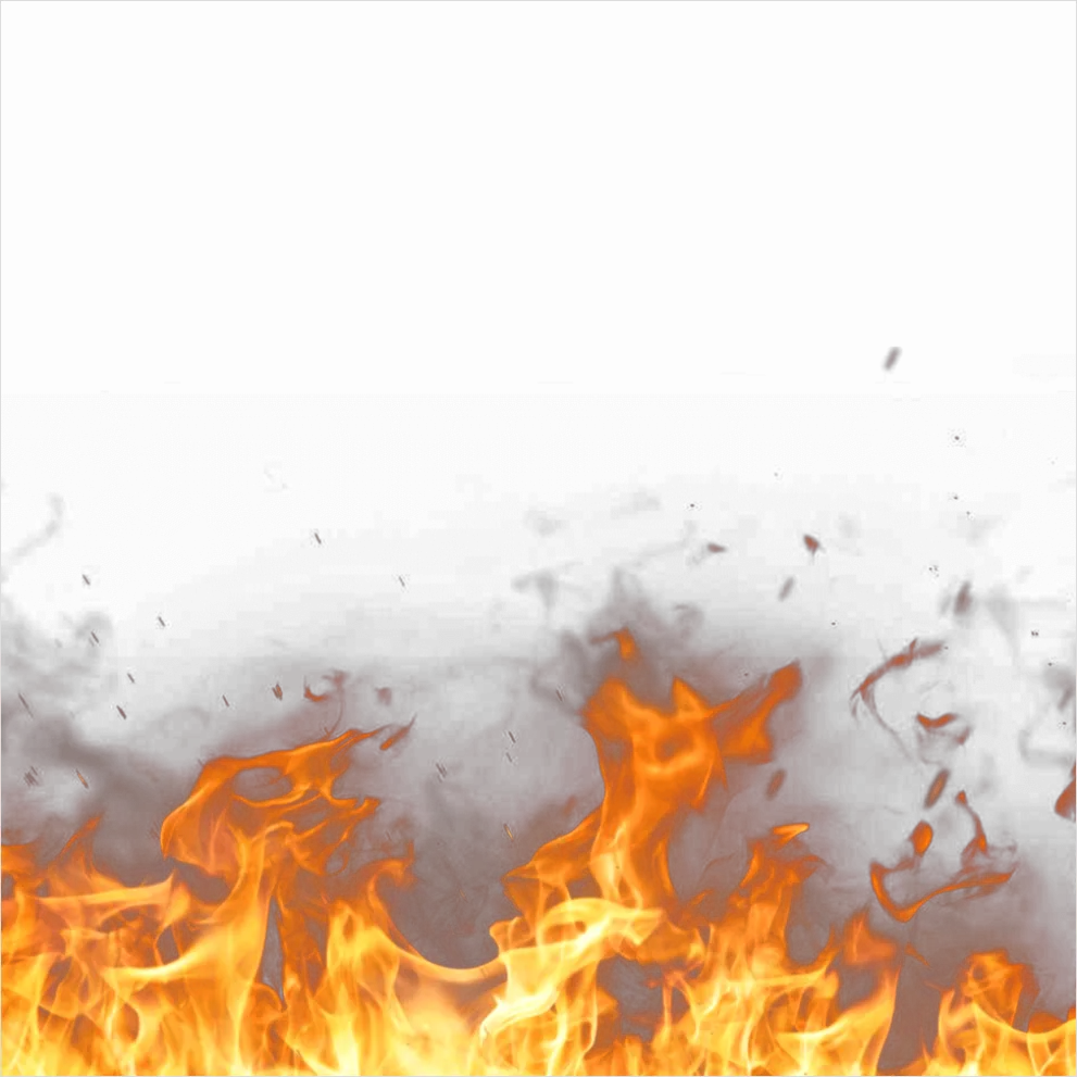 Detail Flame Transparent Png Overlay Number 3