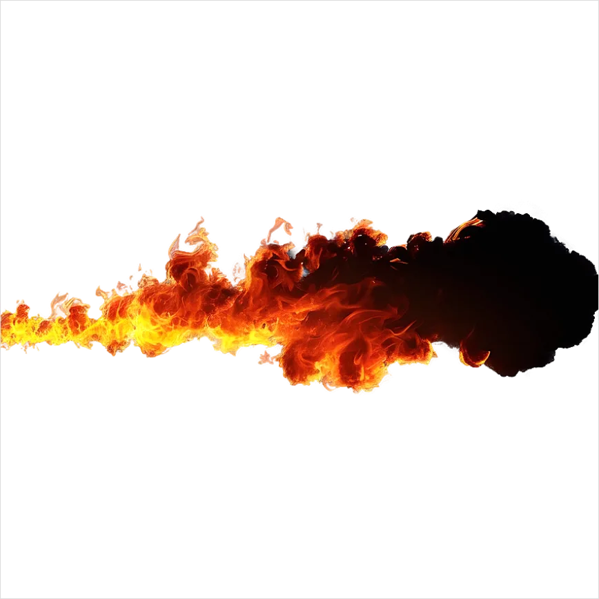 Detail Flame Transparent Png Overlay Number 7