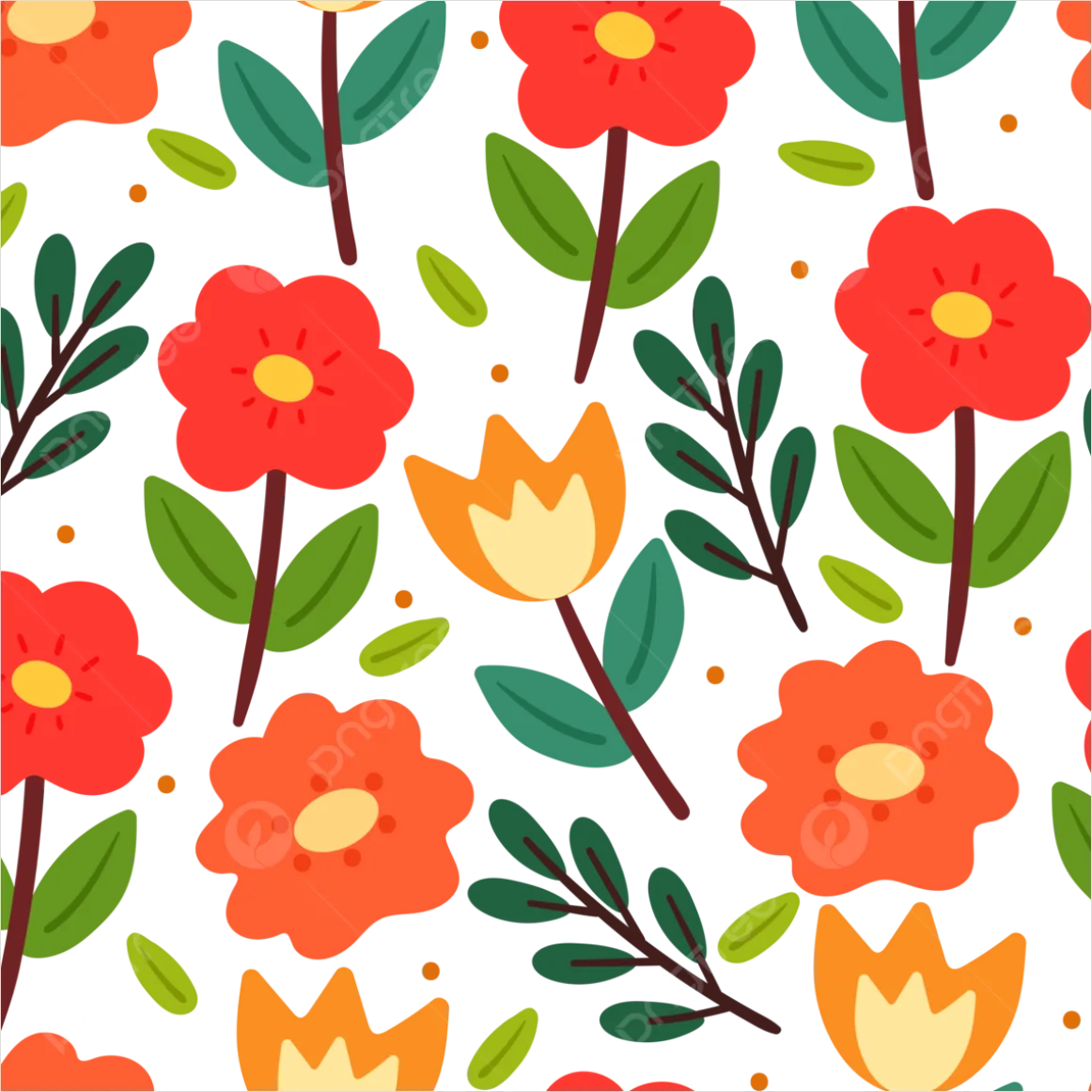 Detail Floral Pattern Transparent Png Number 3