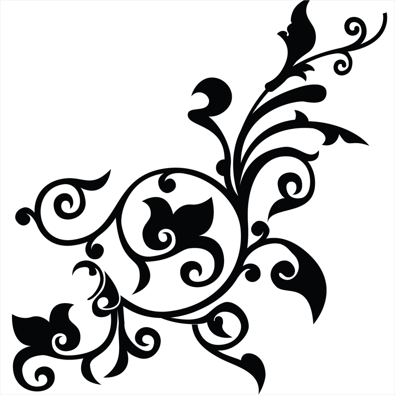 Detail Floral Pattern Transparent Png Number 6