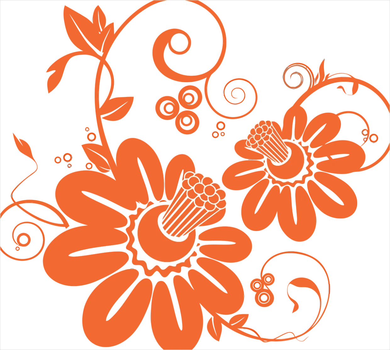 Detail Floral Pattern Transparent Png Number 7