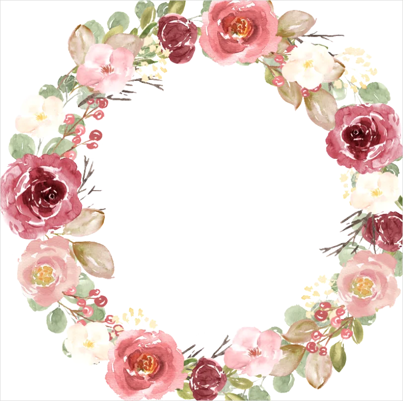 Detail Floral Wreath Transparent Png Number 5