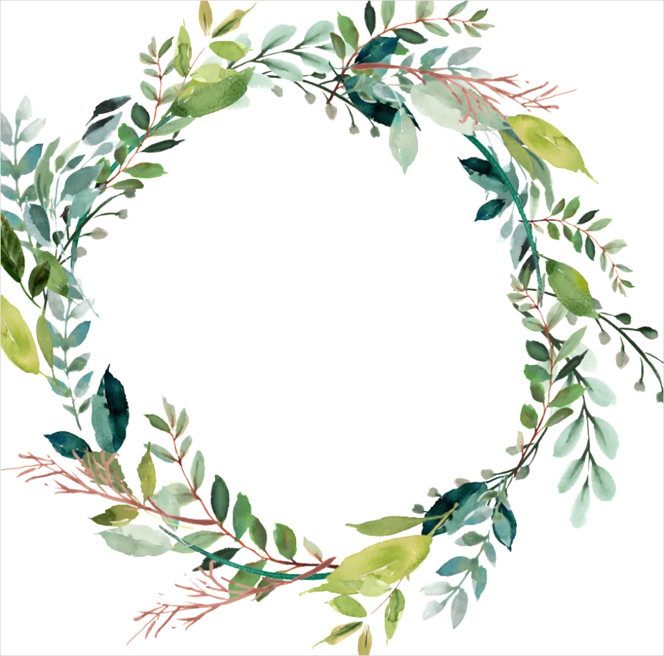 Detail Floral Wreath Transparent Png Number 7