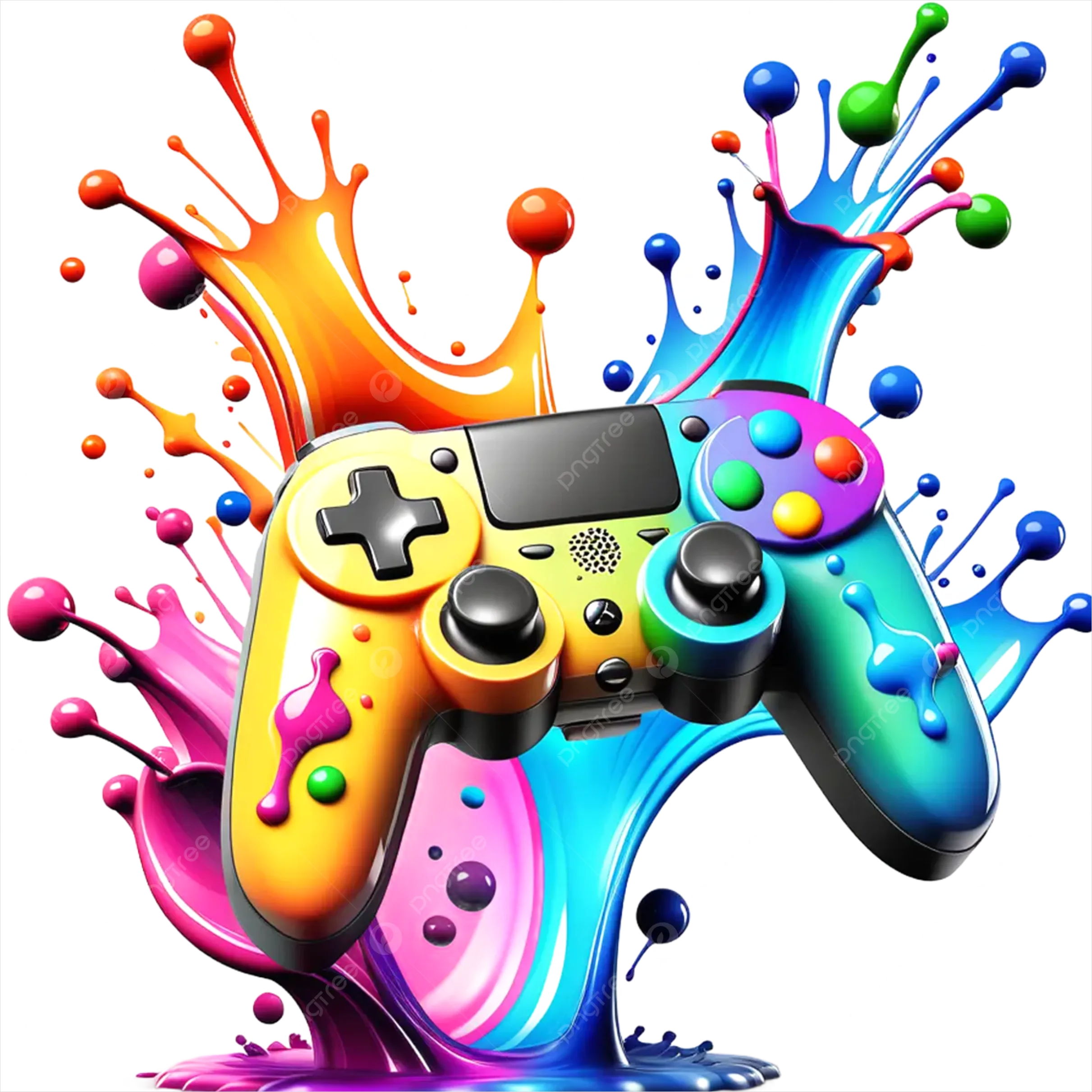 Detail Gaming Controller Transparent Png Number 12