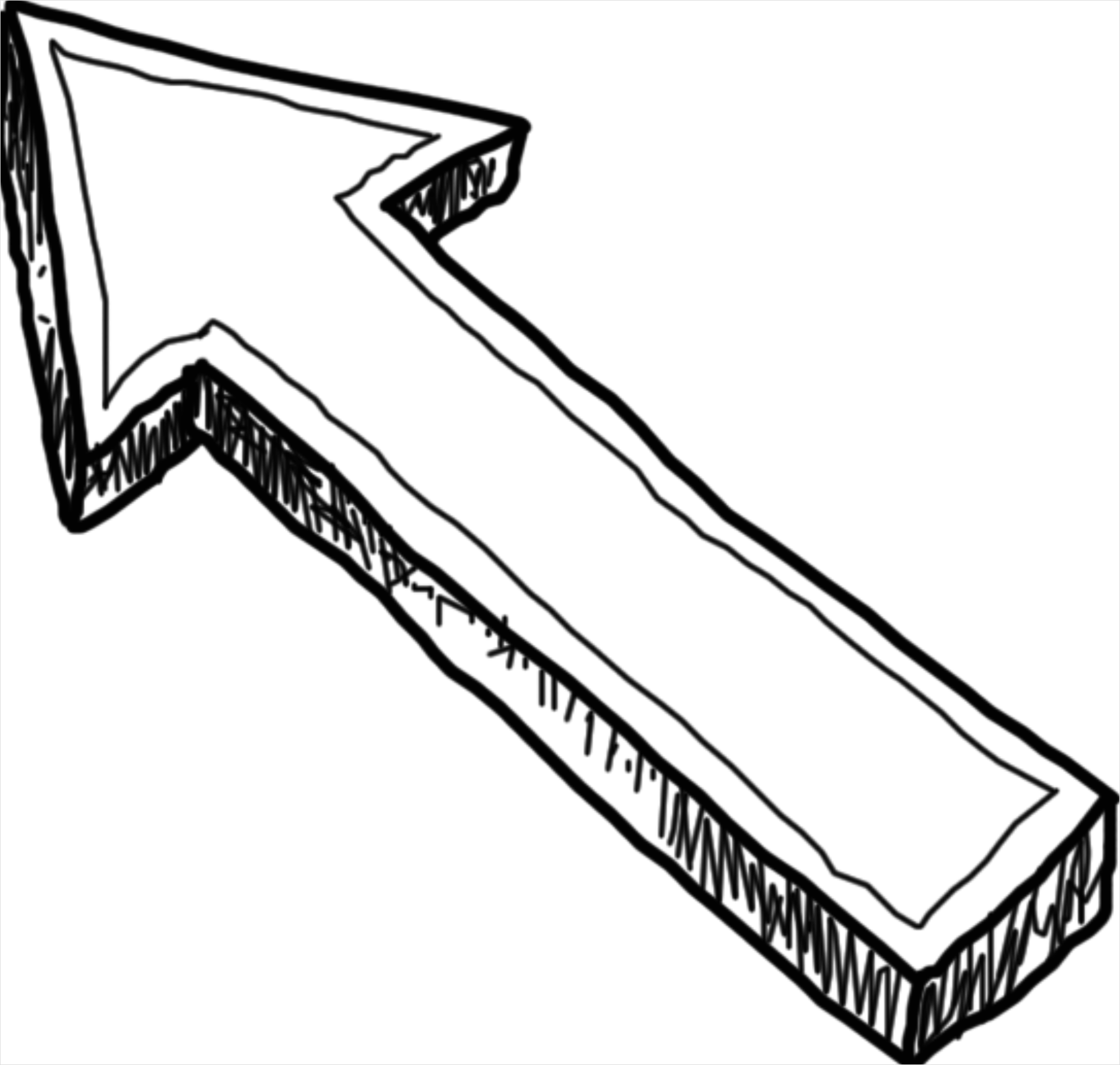 Detail Hand Drawn Arrow Transparent Png Number 7