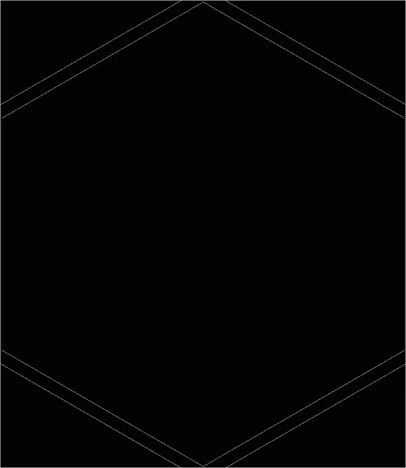 Detail Hexagon Shape Transparent Png Number 4