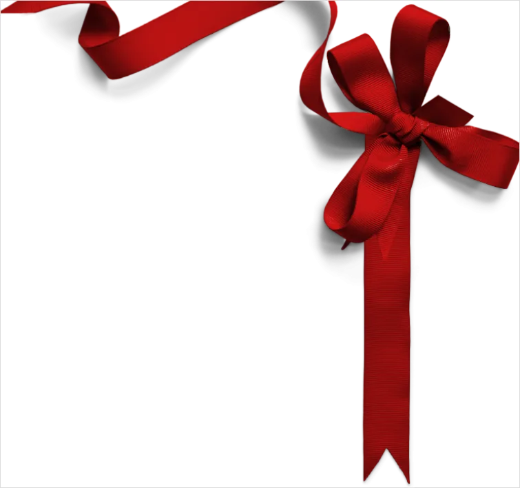 Detail Holiday Ribbon Transparent Png Number 9