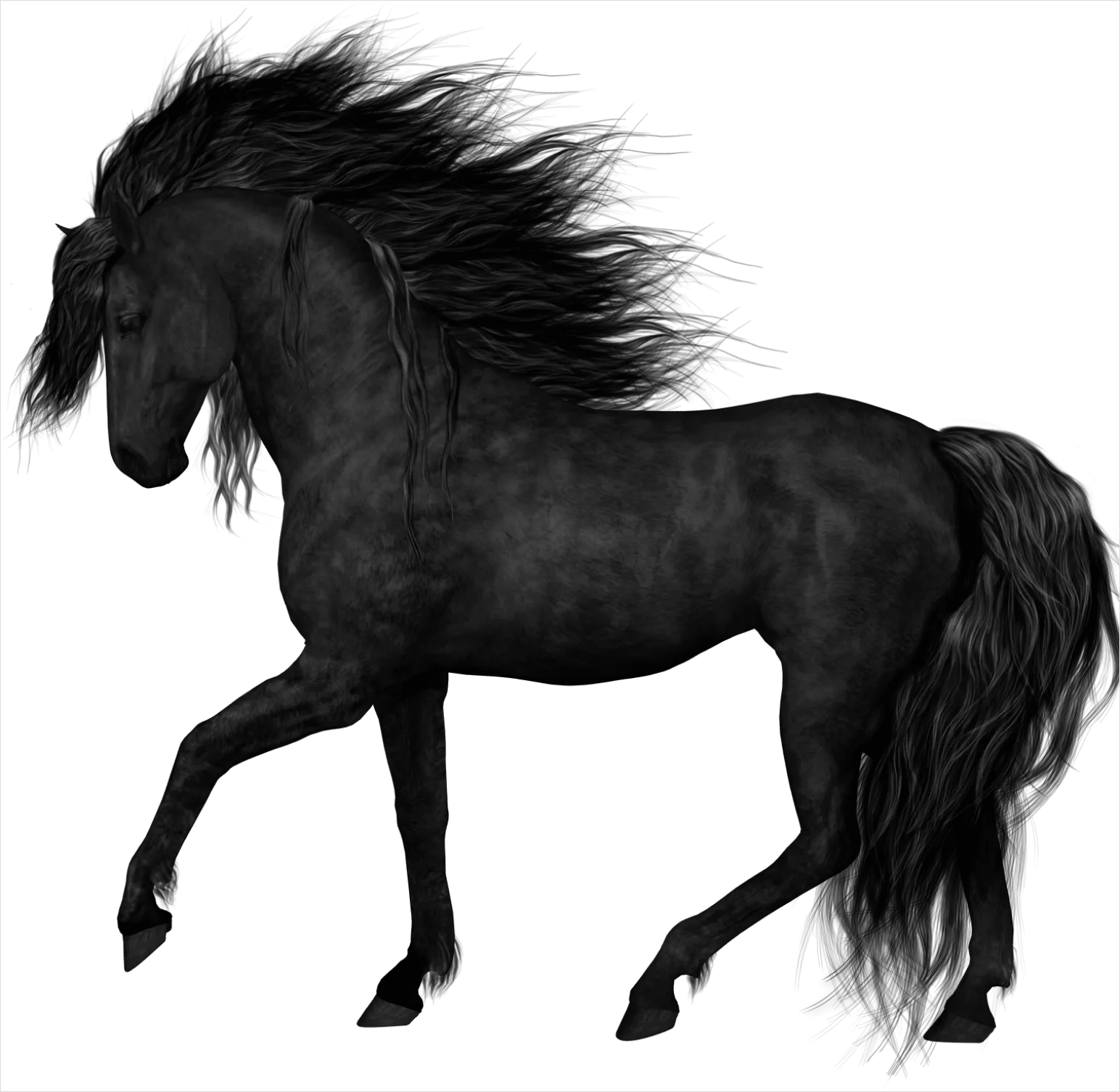 Detail Horse Transparent Png Clipart Number 13