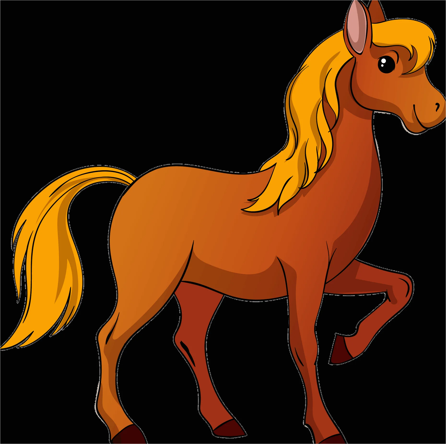 Detail Horse Transparent Png Clipart Number 4