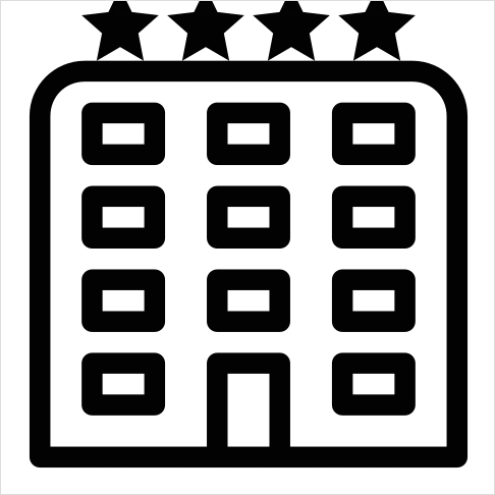 Detail Hotel Icons Set Outline Number 5