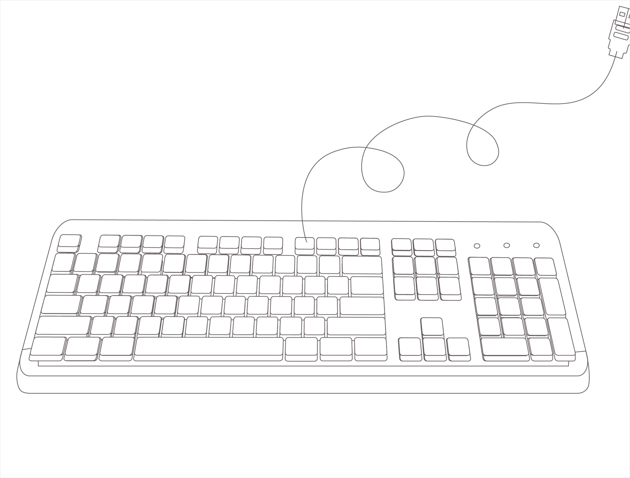 Detail Keyboard Transparent Png Number 17