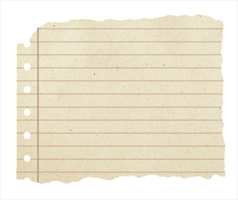 Detail Lined Paper Transparent Png Number 5