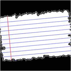 Detail Lined Paper Transparent Png Number 9