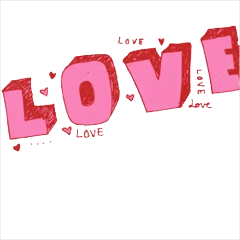 Detail Love Word Transparent Png Number 11