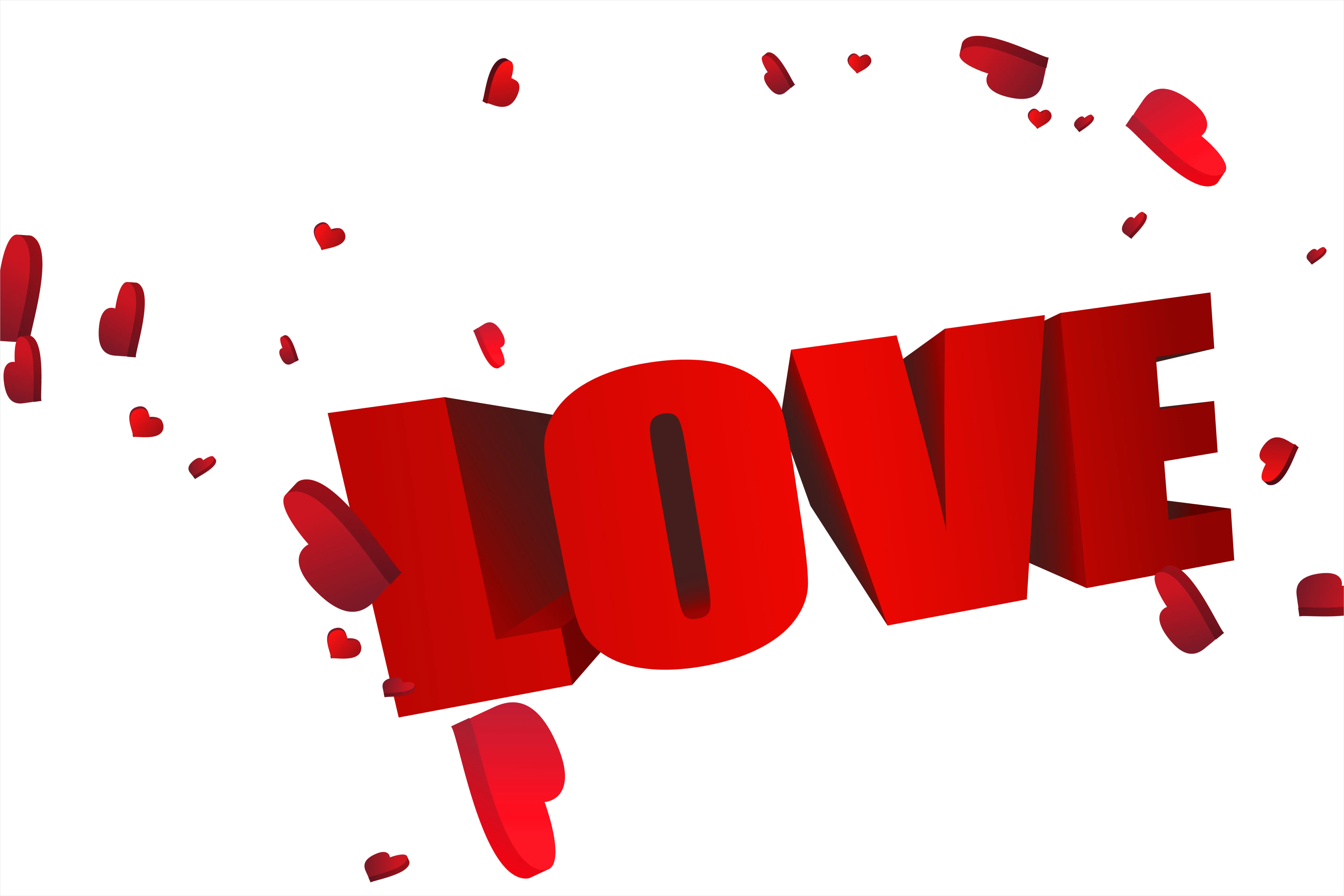 Detail Love Word Transparent Png Number 12