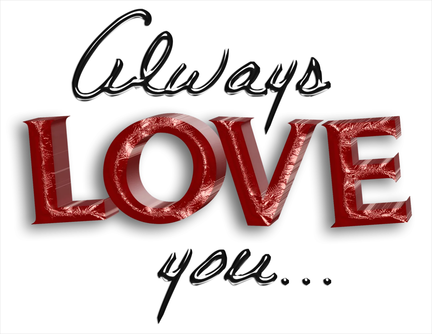 Detail Love Word Transparent Png Number 15