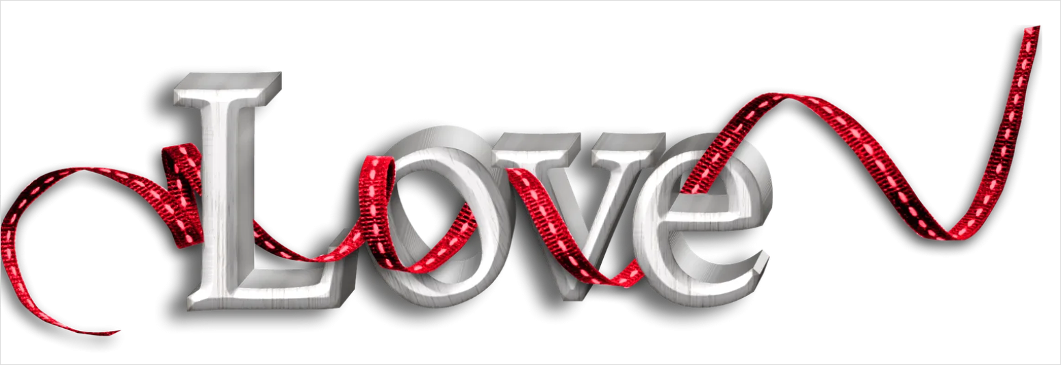 Detail Love Word Transparent Png Number 19