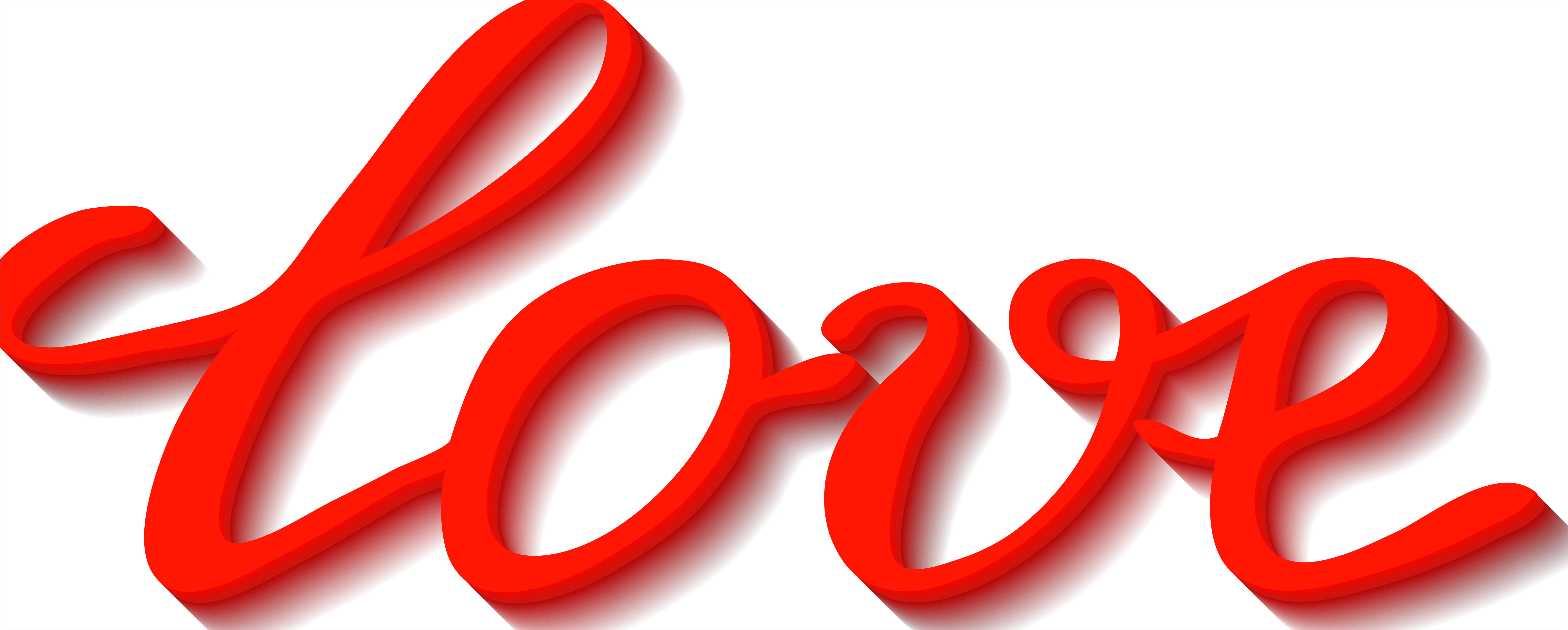 Detail Love Word Transparent Png Number 3