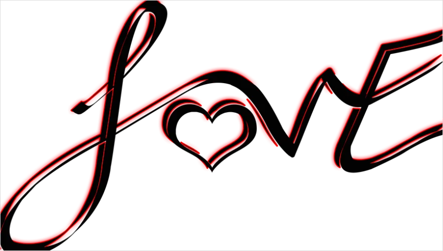 Detail Love Word Transparent Png Number 5