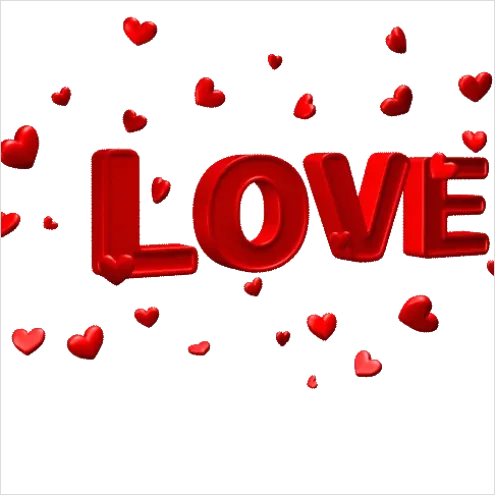 Detail Love Word Transparent Png Number 8