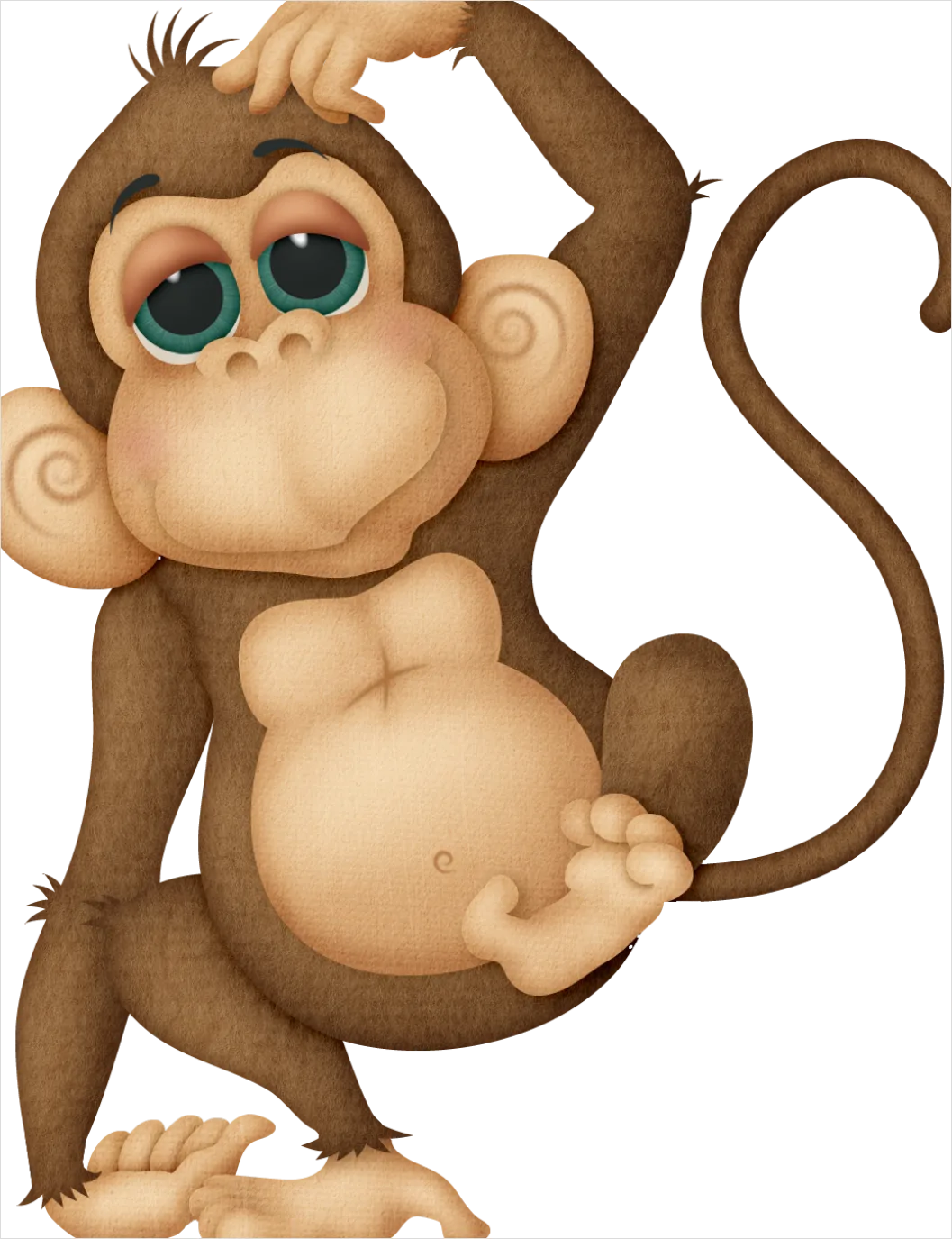 Detail Monkey Transparent Png Clipart Number 13