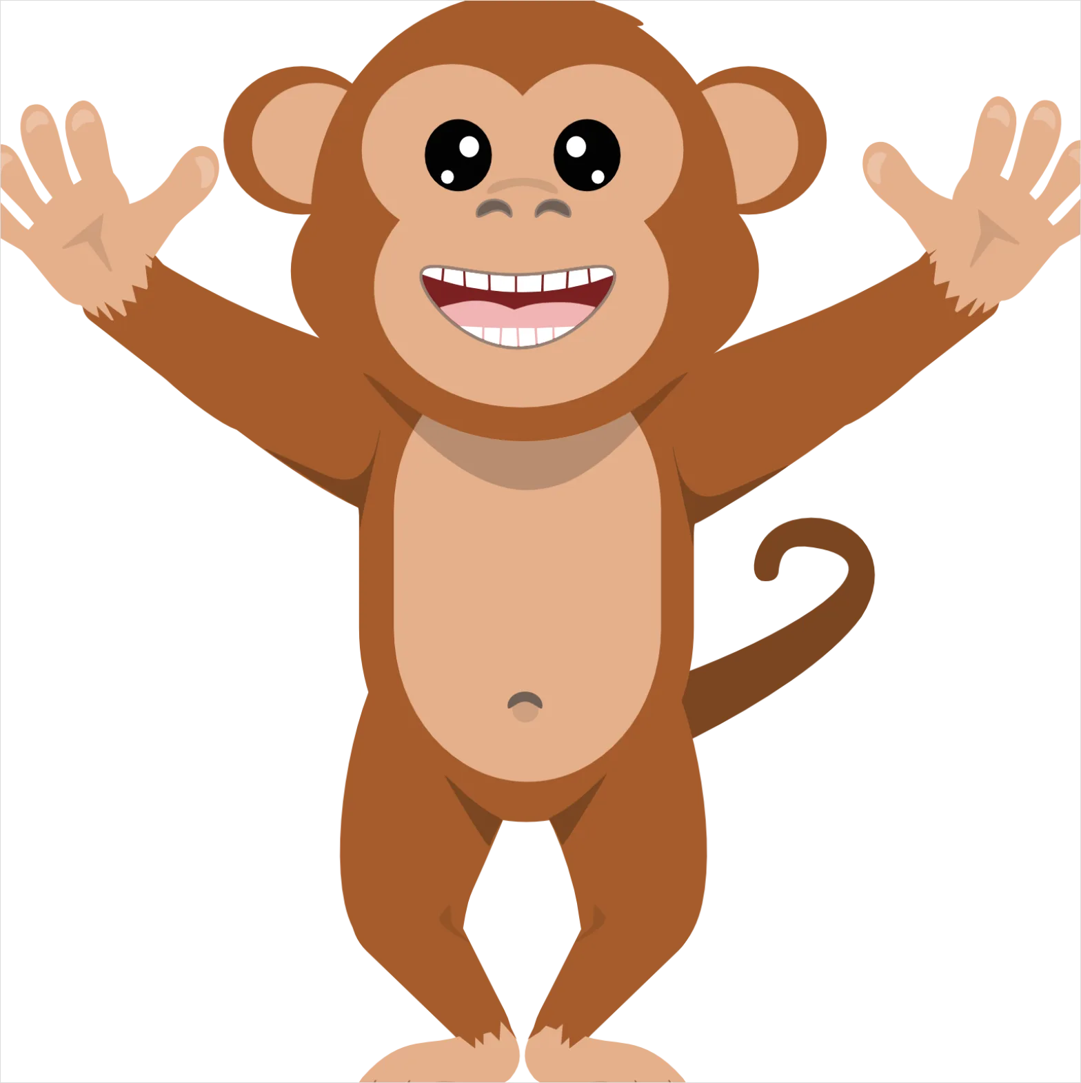 Detail Monkey Transparent Png Clipart Number 6