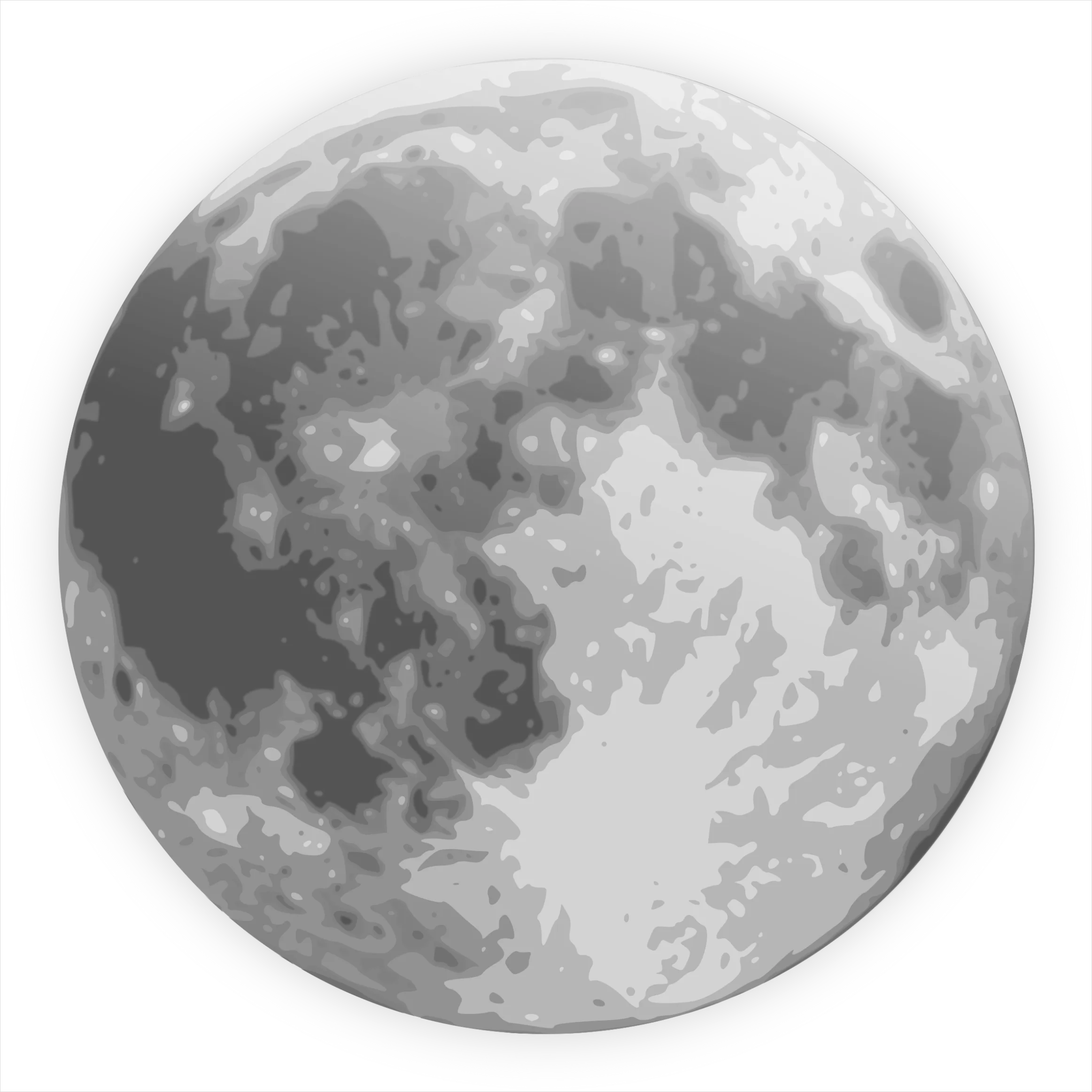 Detail Moon Transparent Png Number 12