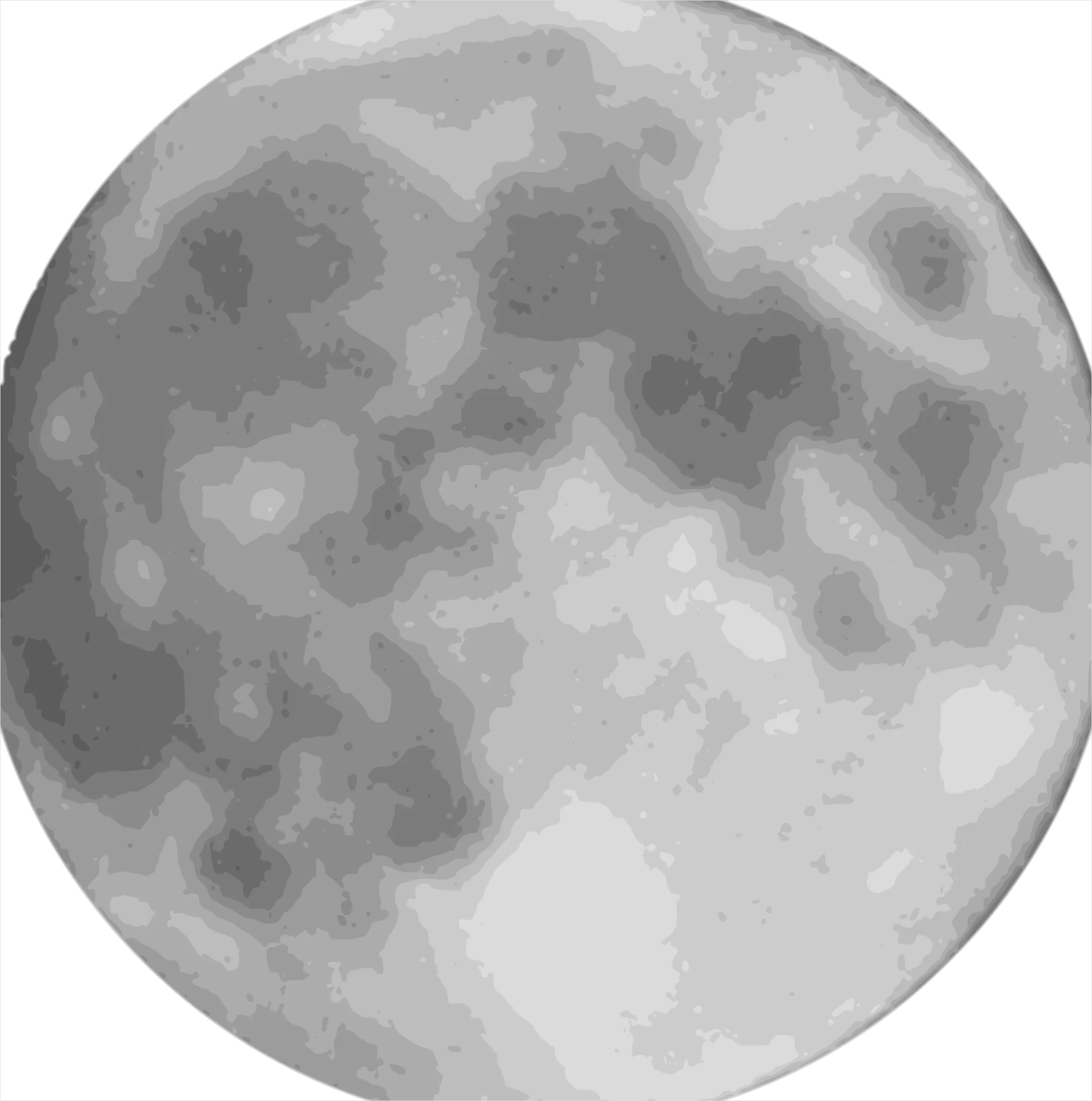 Detail Moon Transparent Png Number 14
