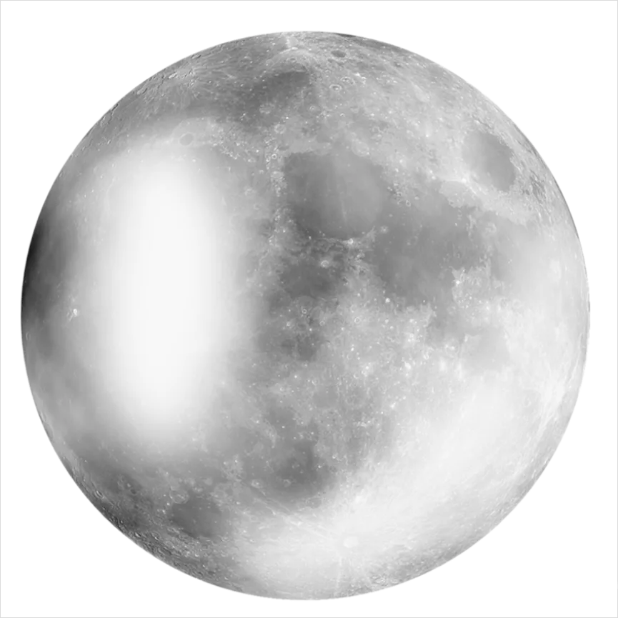 Detail Moon Transparent Png Number 6