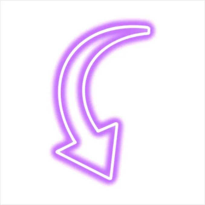Detail Neon Arrow Transparent Png Number 7