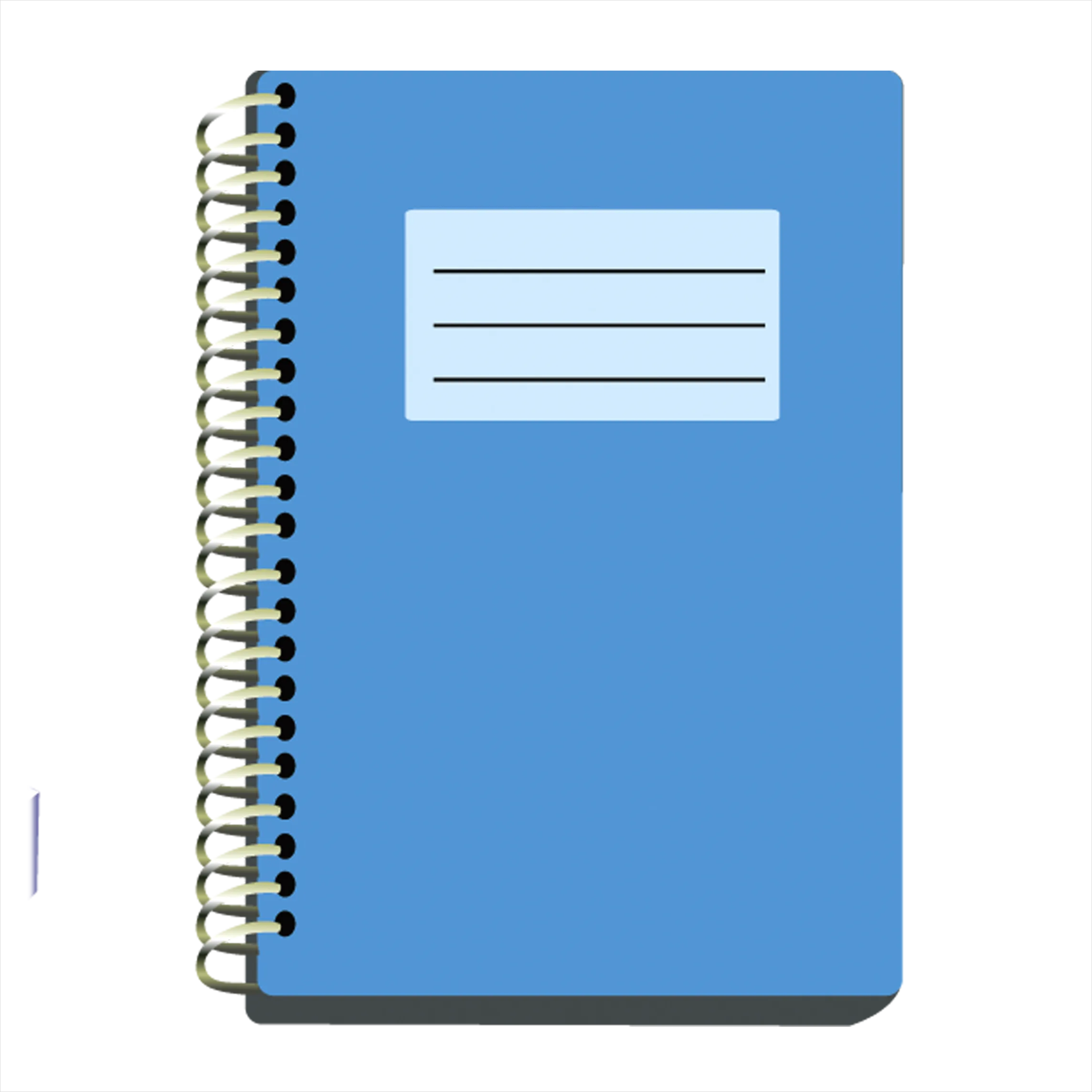 Detail Notebook Transparent Png Number 2