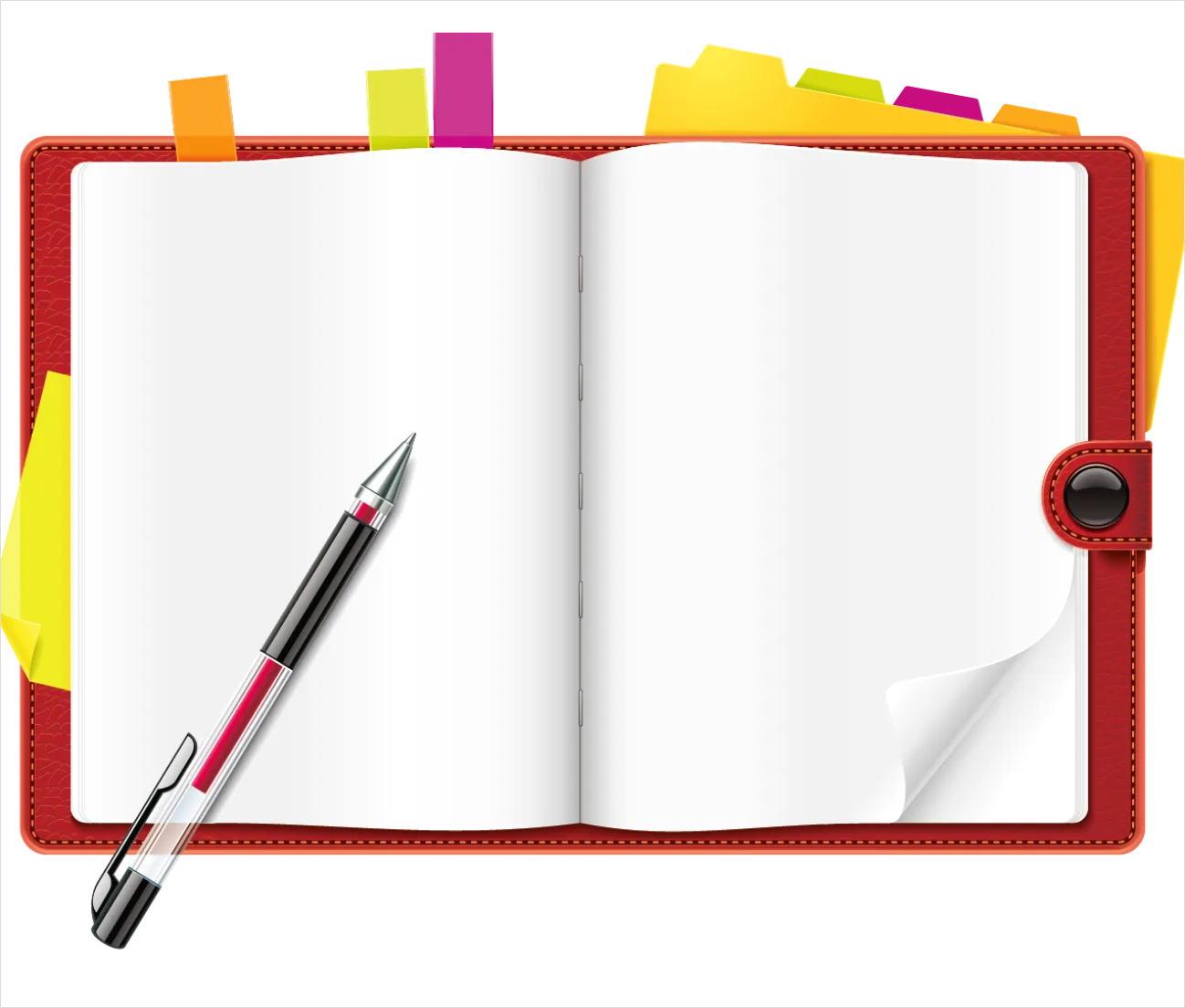 Detail Notebook Transparent Png Number 4