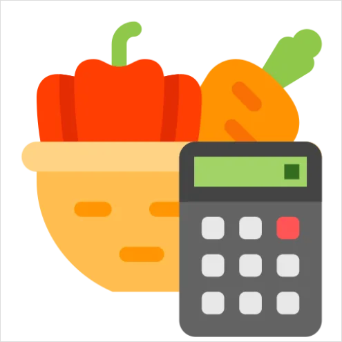 Detail Nutrition Icons Set Vector Number 3