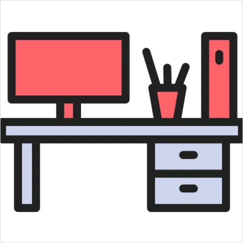 Detail Office Icons Set Outline Number 6