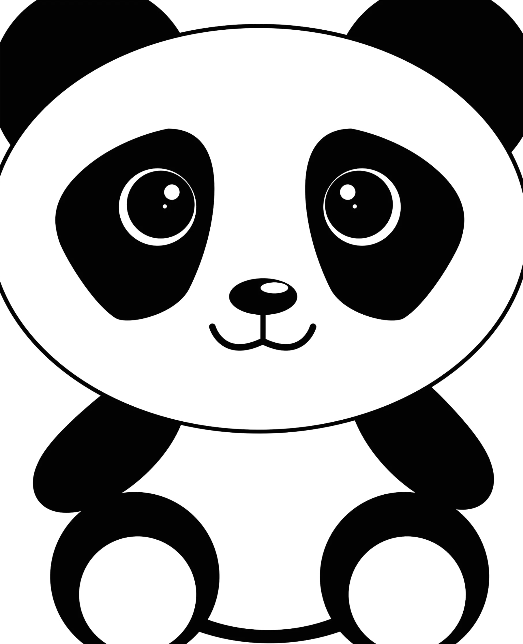 Detail Panda Transparent Png Clipart Number 13