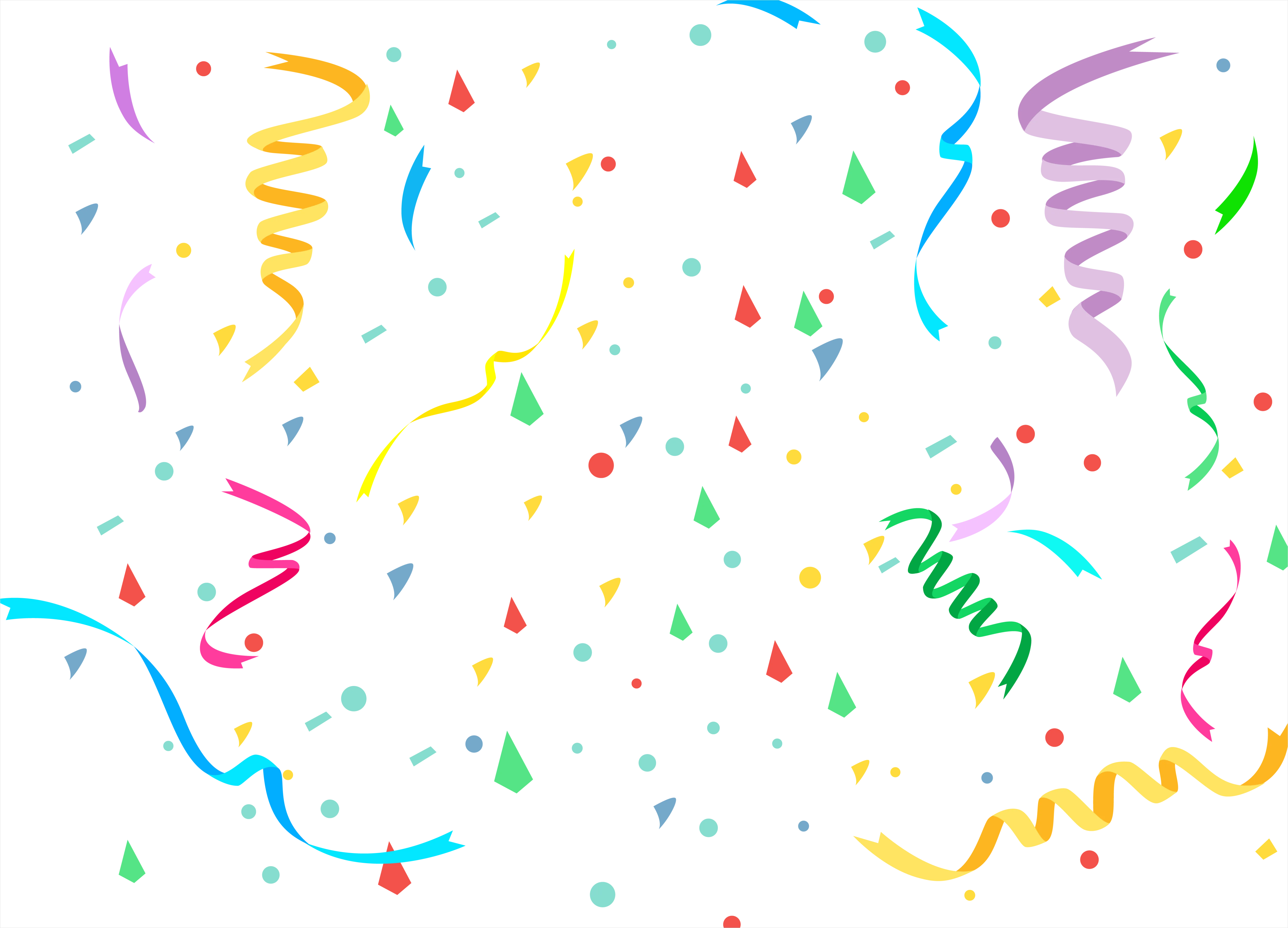 Detail Party Confetti Transparent Png Number 6