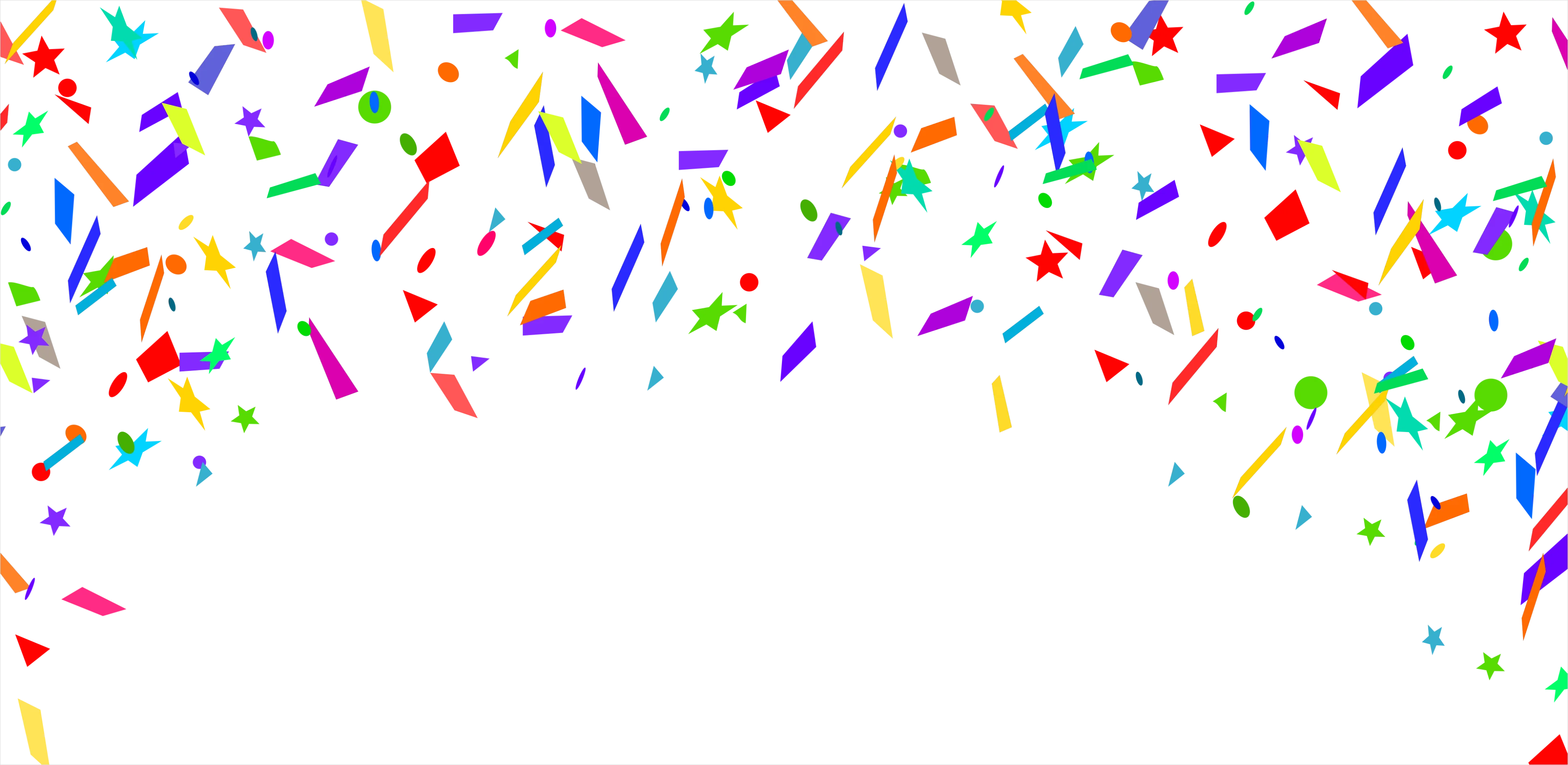 Detail Party Confetti Transparent Png Number 8