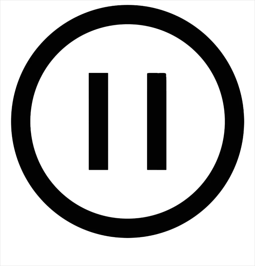Detail Pause Button Transparent Png Number 2