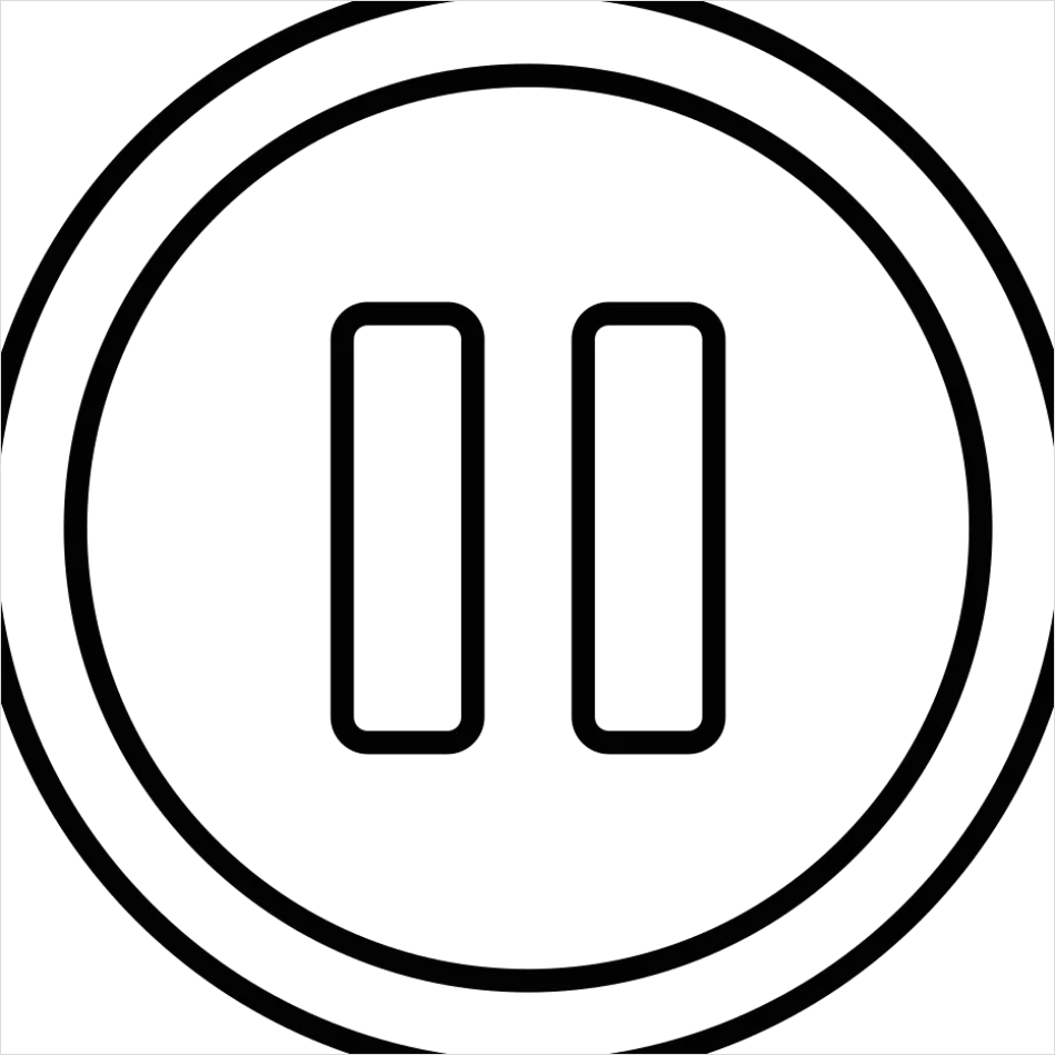 Detail Pause Button Transparent Png Number 7