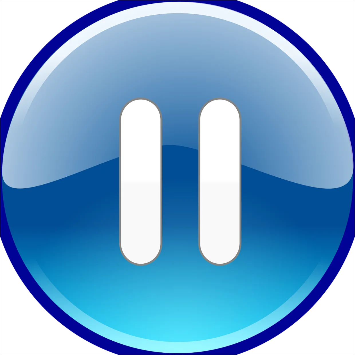 Detail Pause Button Transparent Png Number 10