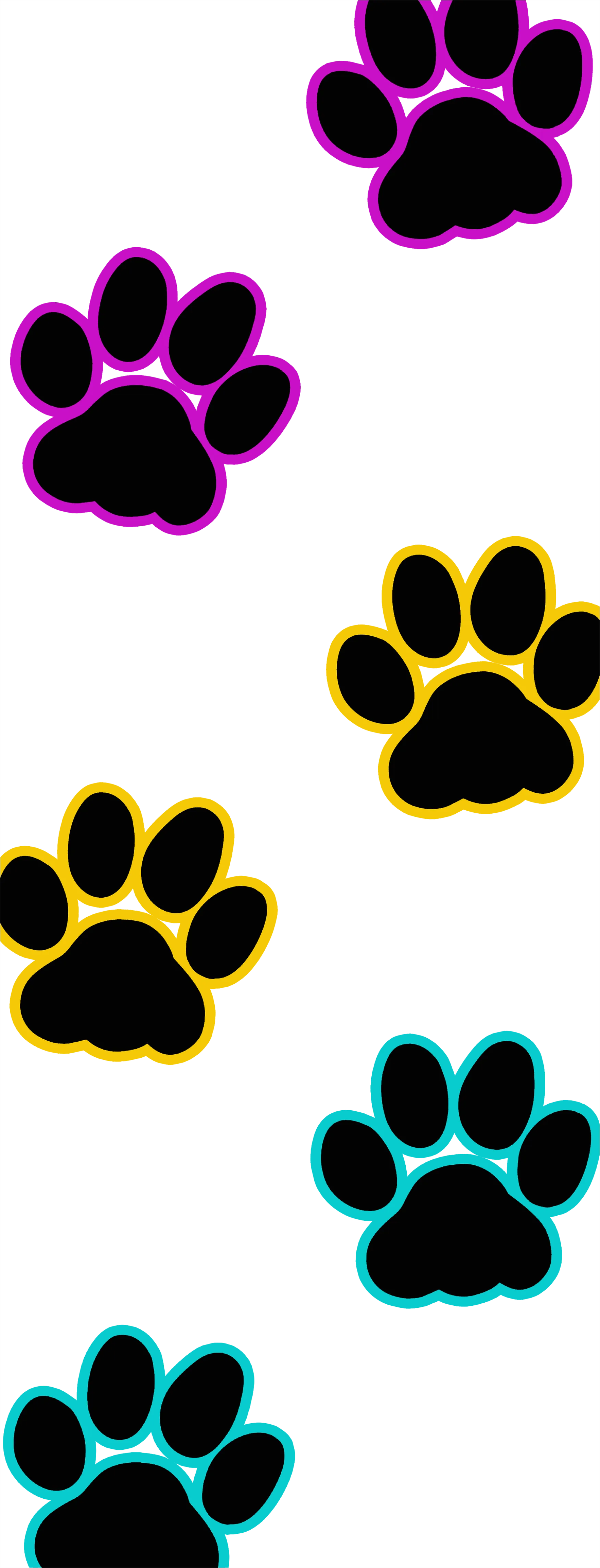Detail Paw Print Transparent Png Number 13