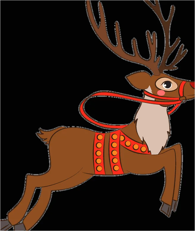 Detail Reindeer Transparent Png Number 9