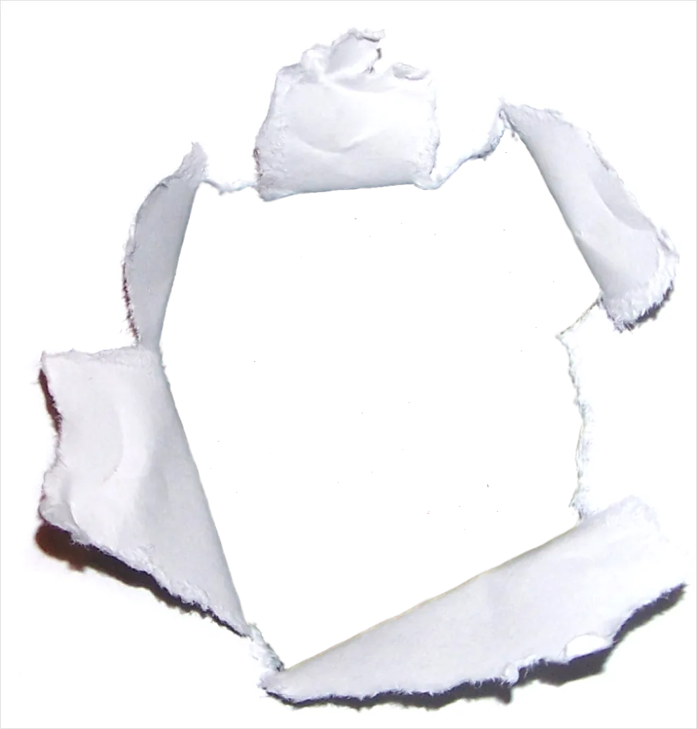 Detail Ripped Paper Overlay Transparent Png Number 2