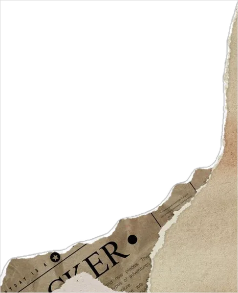 Detail Ripped Paper Overlay Transparent Png Number 3