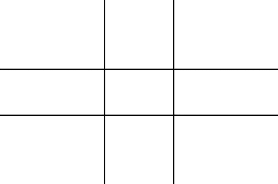 Detail Rule Of Thirds Grid Transparent Png Number 10